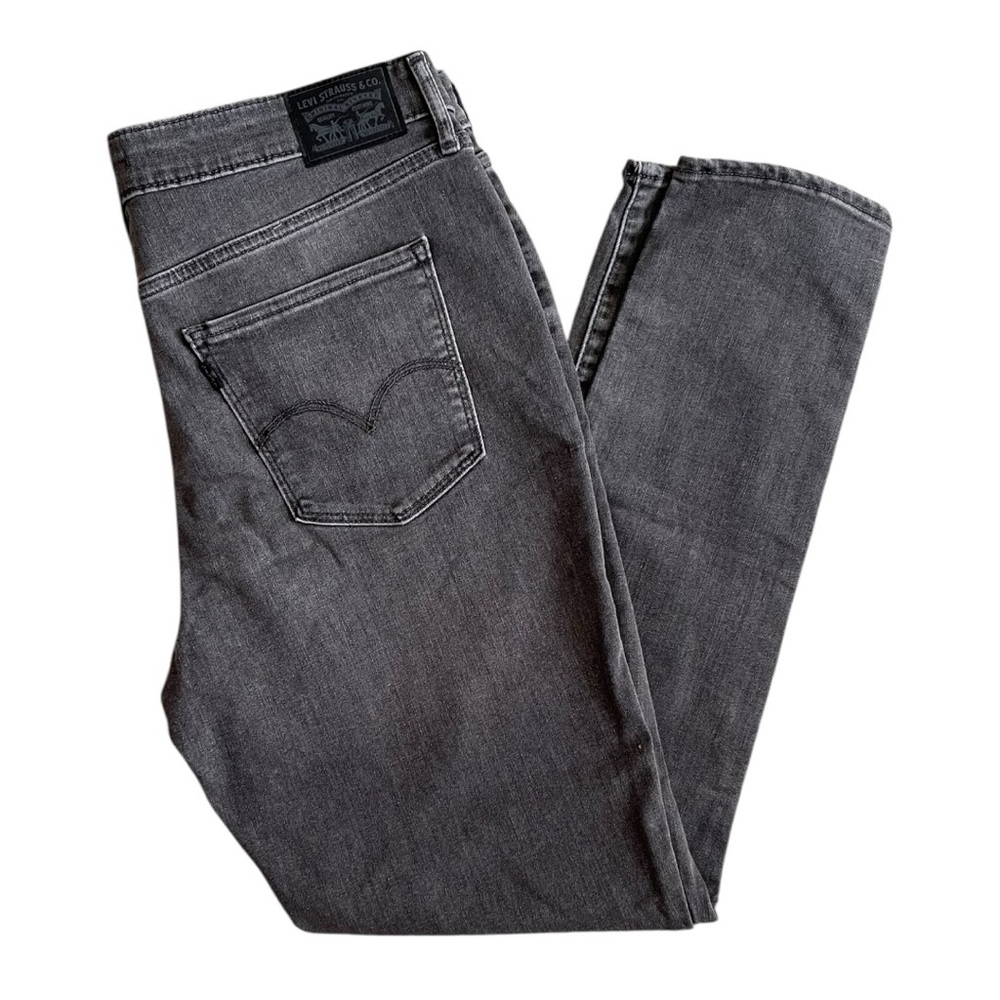 Levi's 721 Women’s Super High Rise Skinny Gray/Black Wash Jeans - Size 33